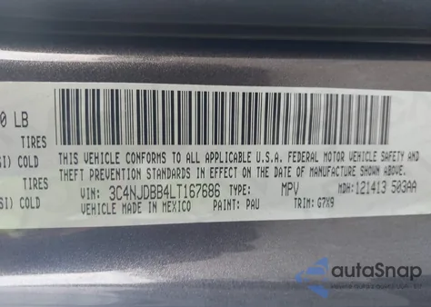 2020 Jeep Compass Latitude 4X4 from USA, damaged, VIN 3C4NJDBB4LT167686